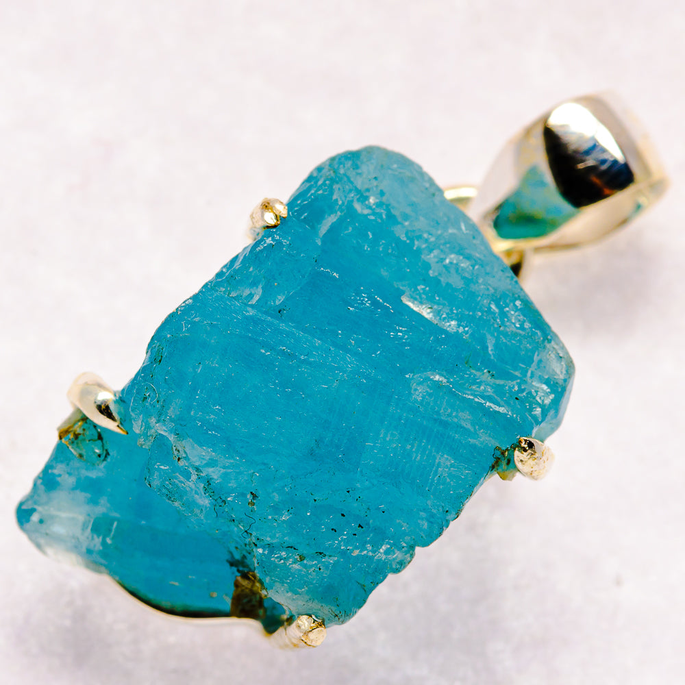 Aquamarine Pendants handcrafted by Anasilvercos - PD20938