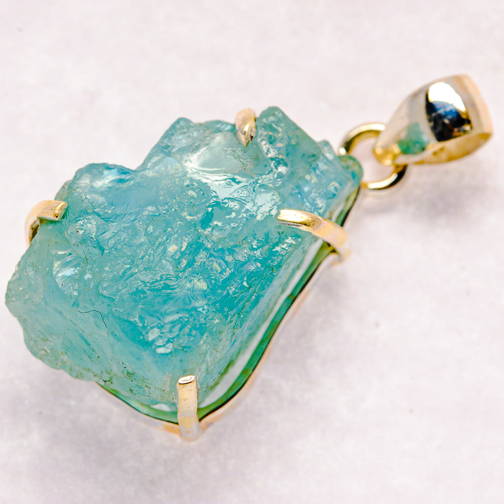 Aquamarine Pendants handcrafted by Anasilvercos - PD20939