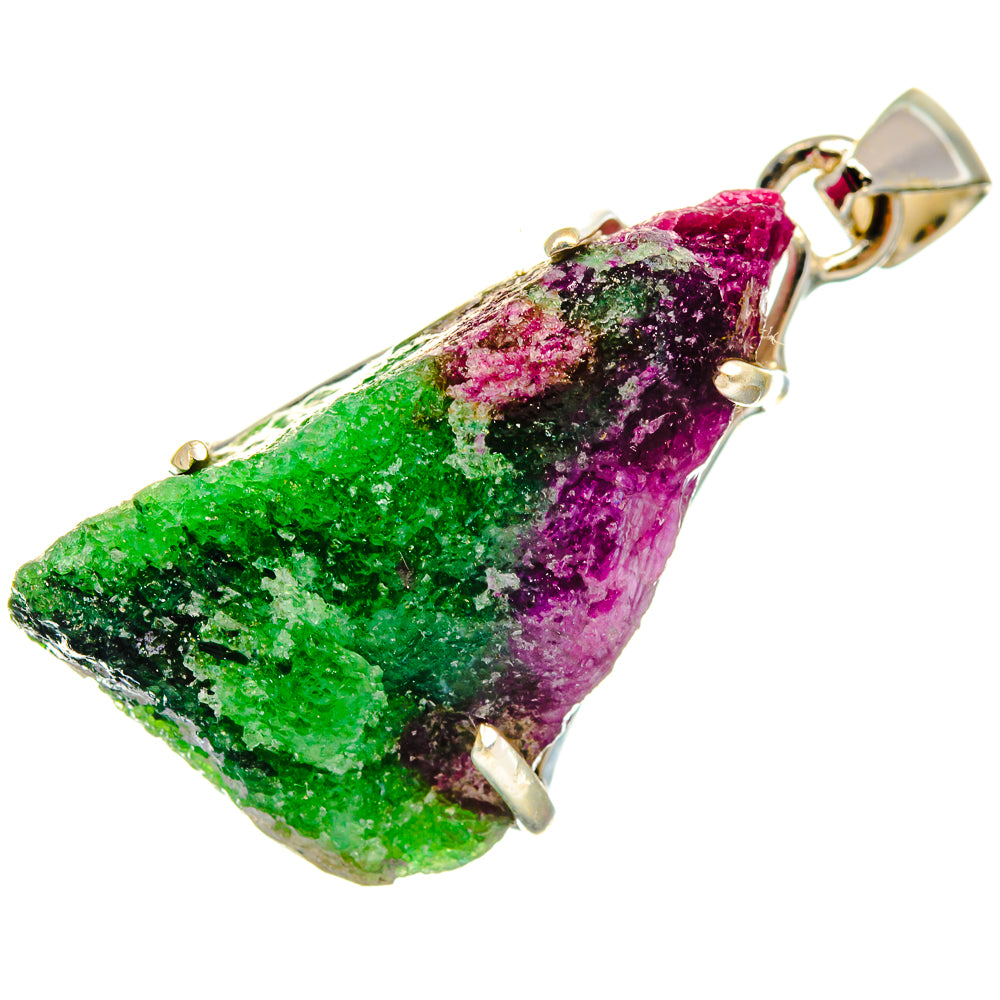 Ruby Zoisite Pendants handcrafted by Anasilvercos - PD20952