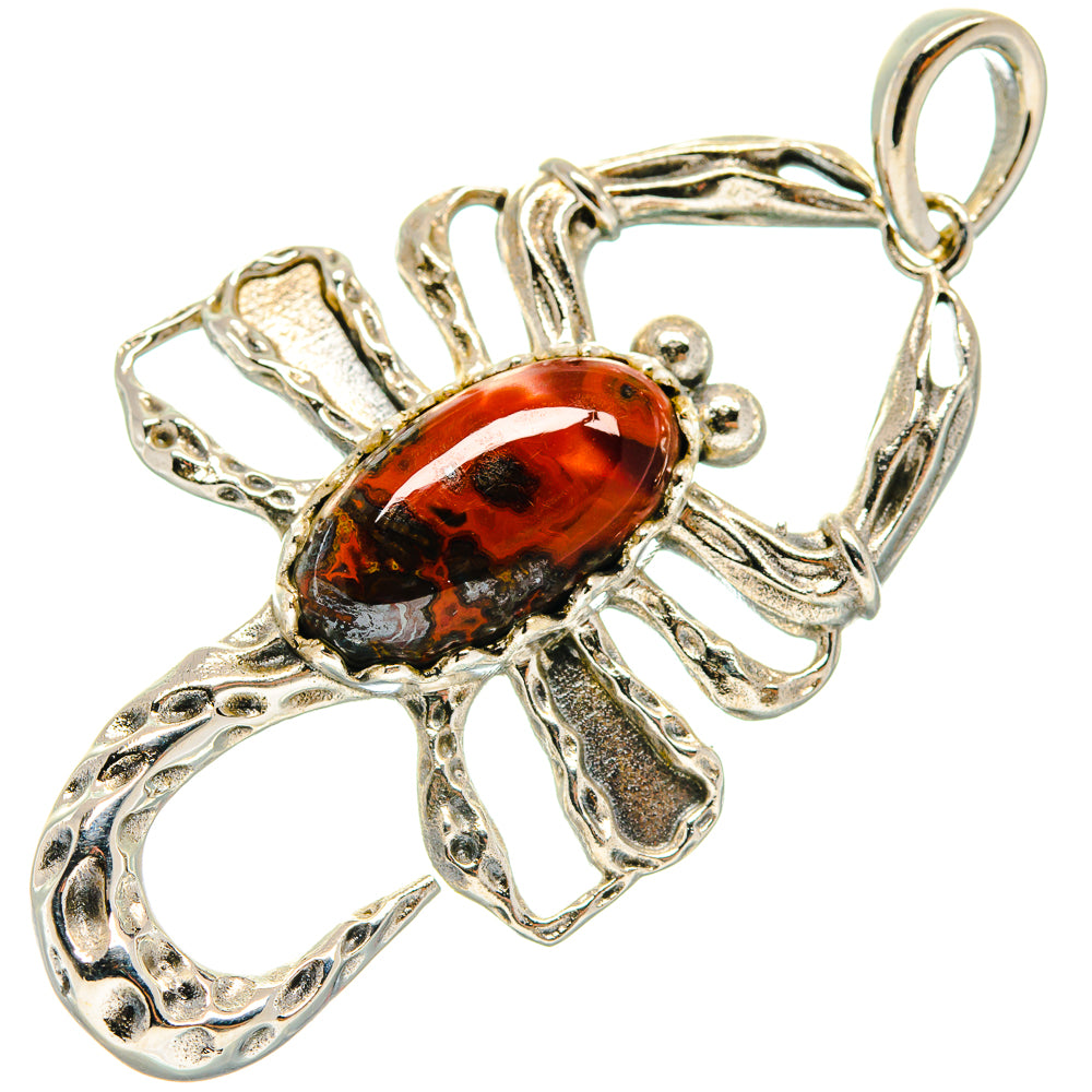 Moroccan Agate Pendants handcrafted by Anasilvercos - PD20954