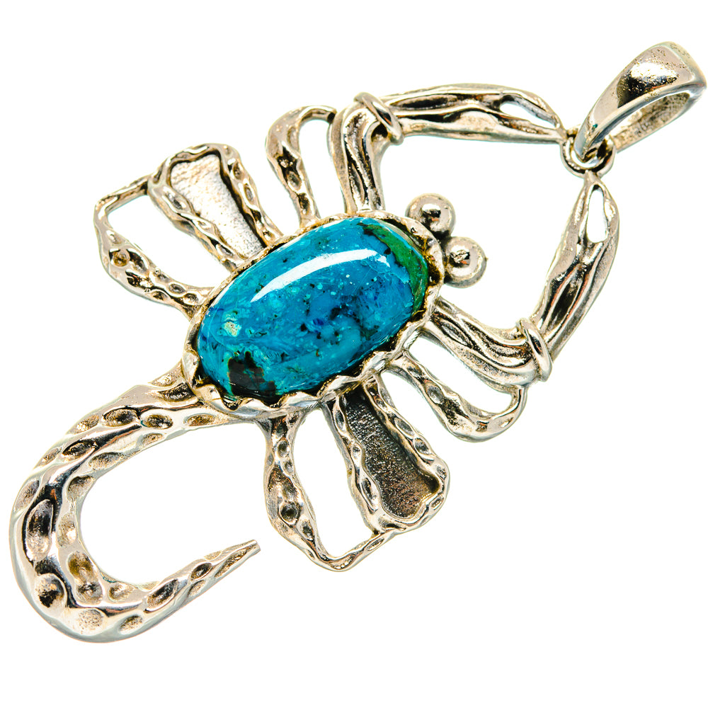 Chrysocolla Pendants handcrafted by Anasilvercos - PD20957