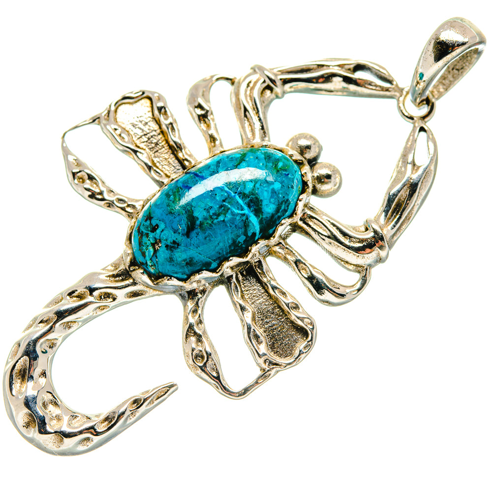 Chrysocolla Pendants handcrafted by Anasilvercos - PD20959