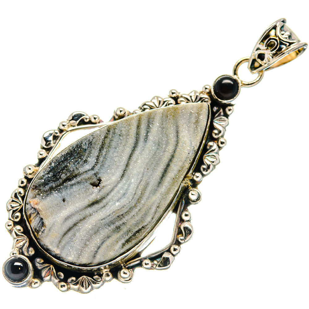 Desert Druzy Pendants handcrafted by Anasilvercos - PD20971
