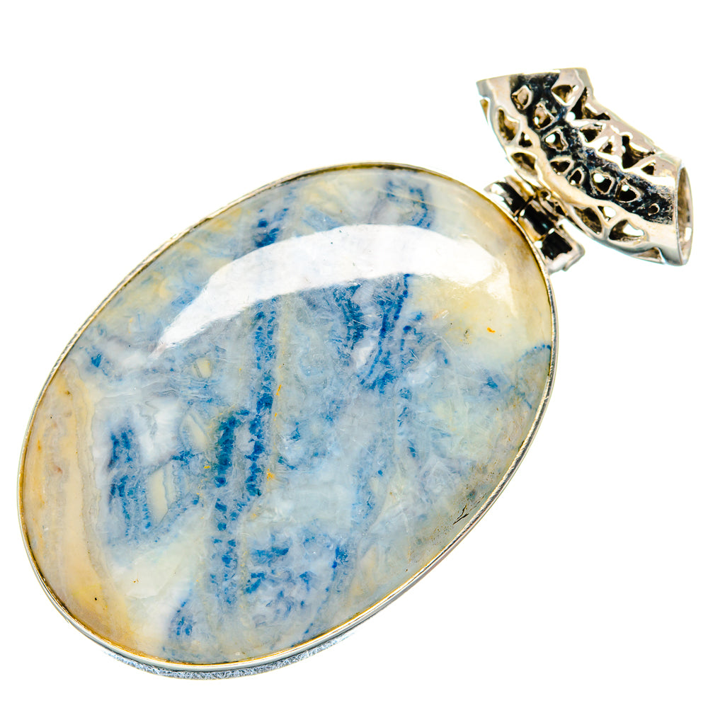 Blue Scheelite Pendants handcrafted by Anasilvercos - PD20974
