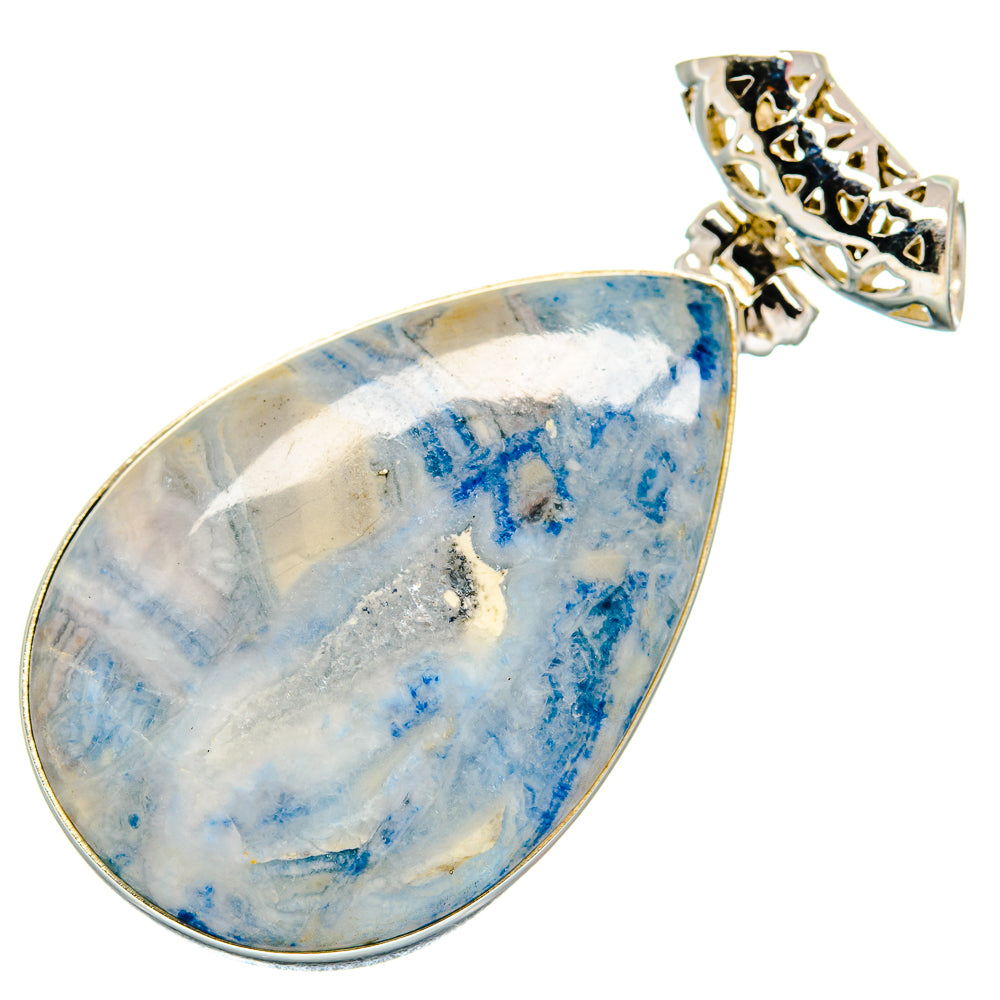 Blue Scheelite Pendants handcrafted by Anasilvercos - PD20979