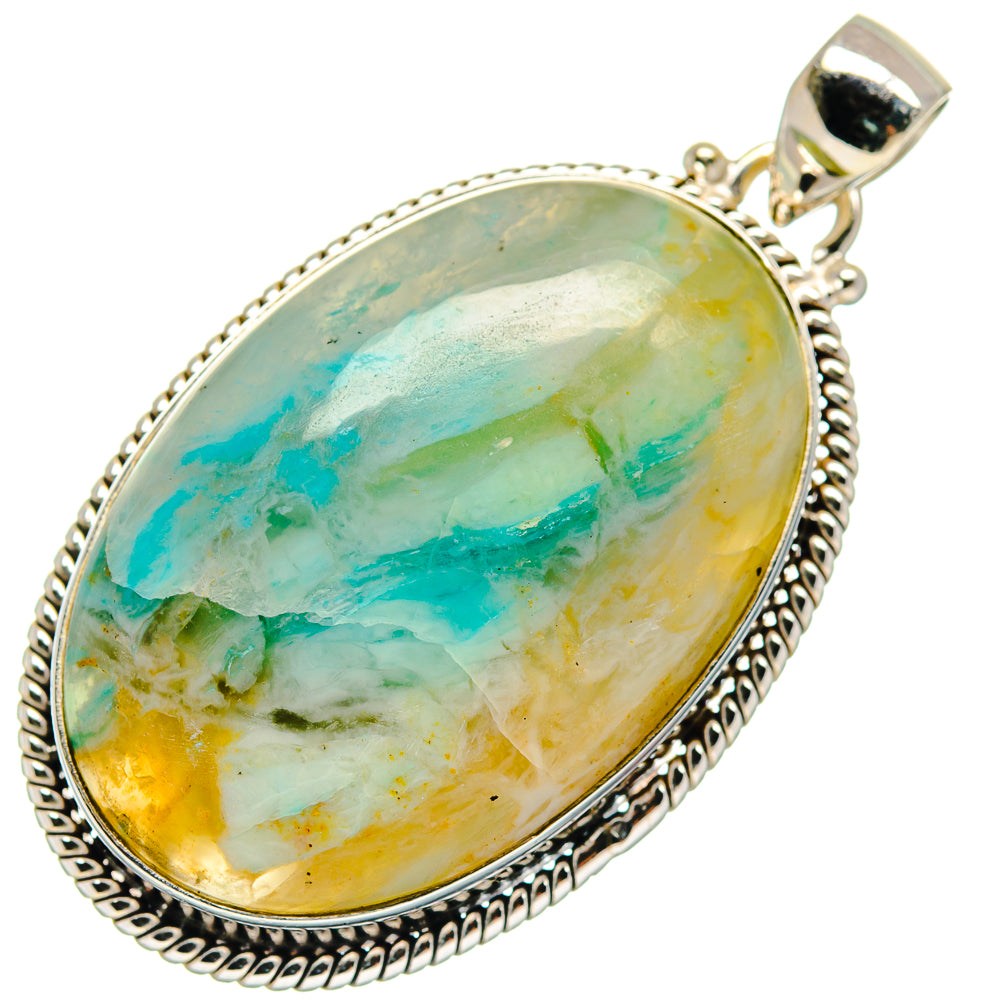 Peruvian Opal Pendants handcrafted by Anasilvercos - PD20982