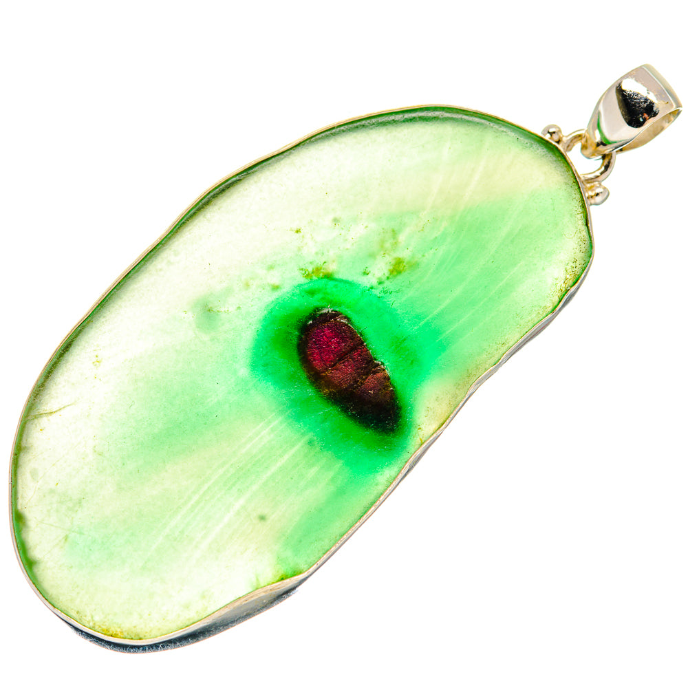 Ruby Fuchsite Pendants handcrafted by Anasilvercos - PD20995