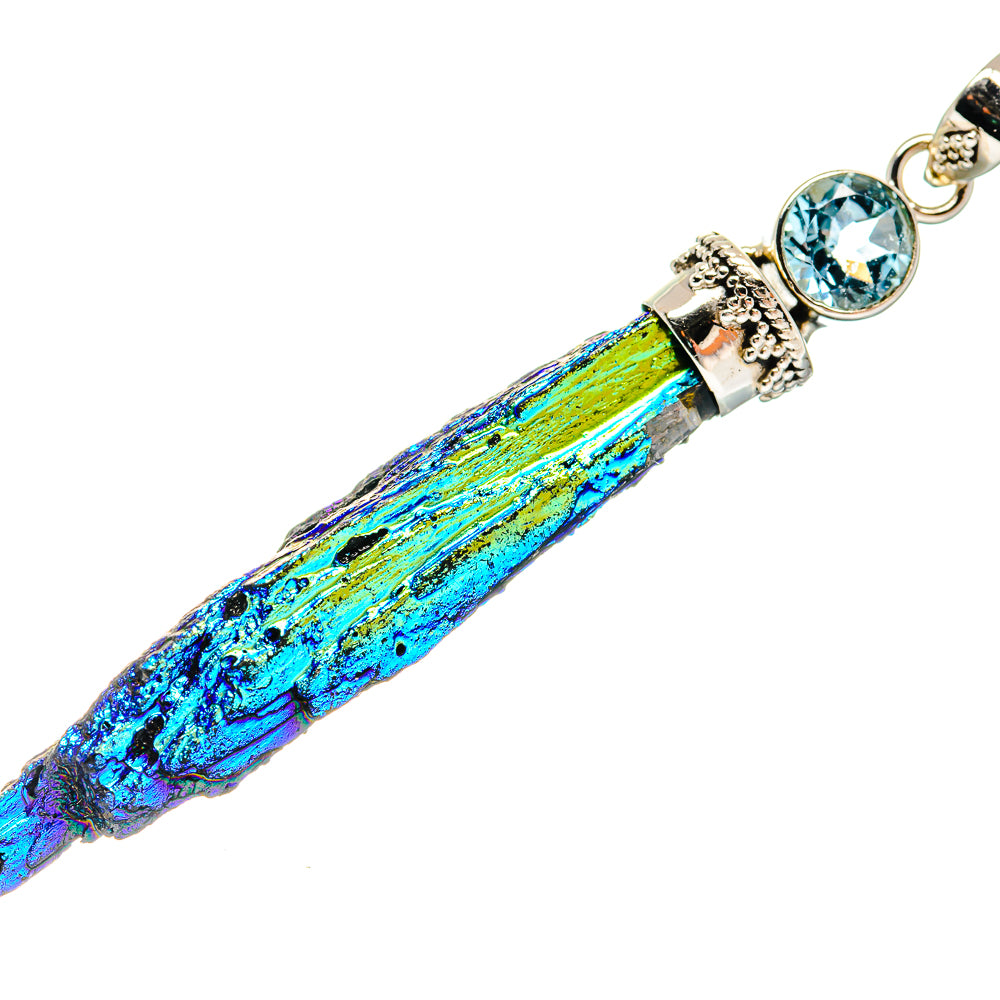 Titanium Sunshine Druzy Pendants handcrafted by Anasilvercos - PD20998
