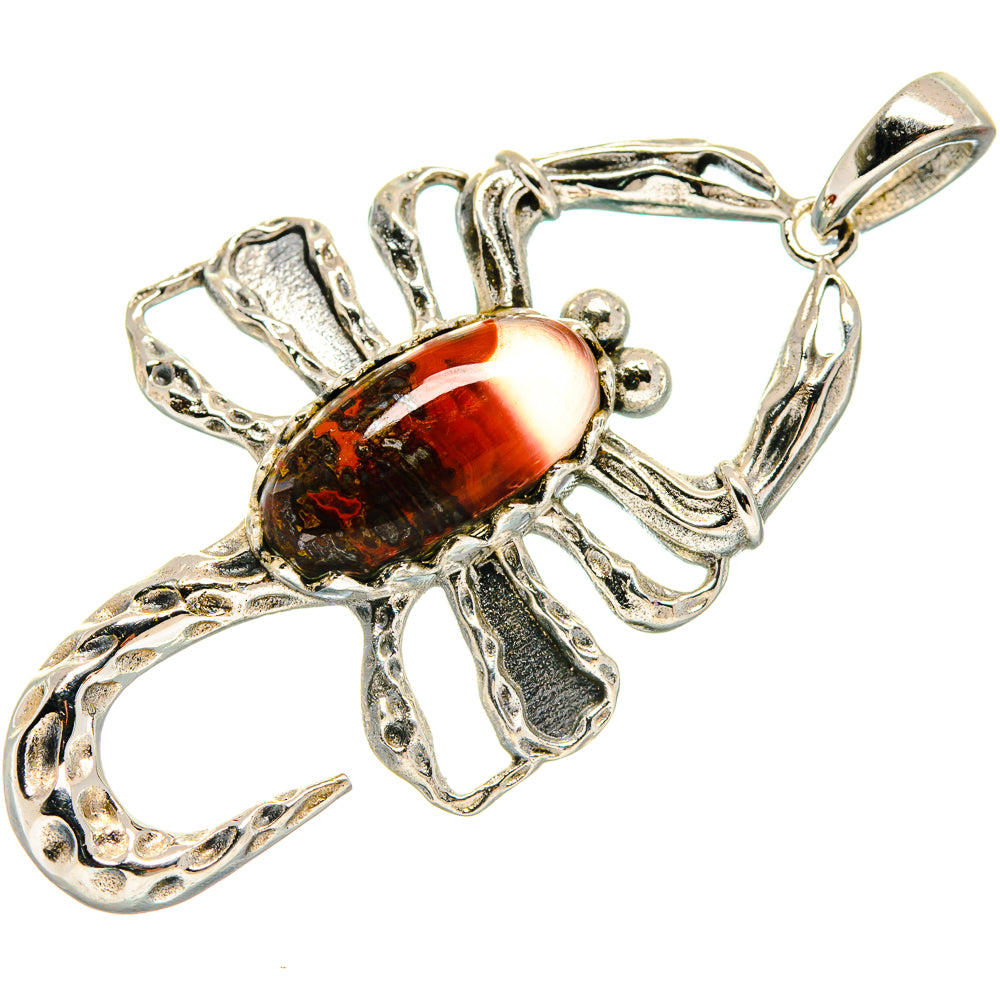 Moroccan Agate Pendants handcrafted by Anasilvercos - PD21013