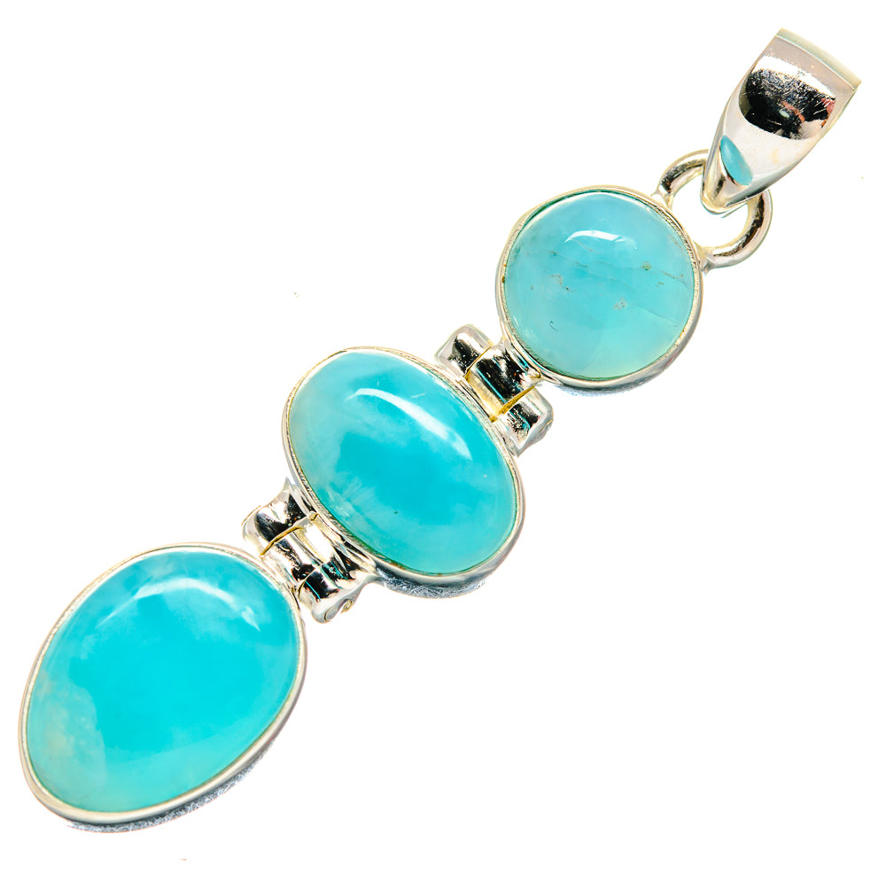 Larimar Pendants handcrafted by Anasilvercos - PD21032