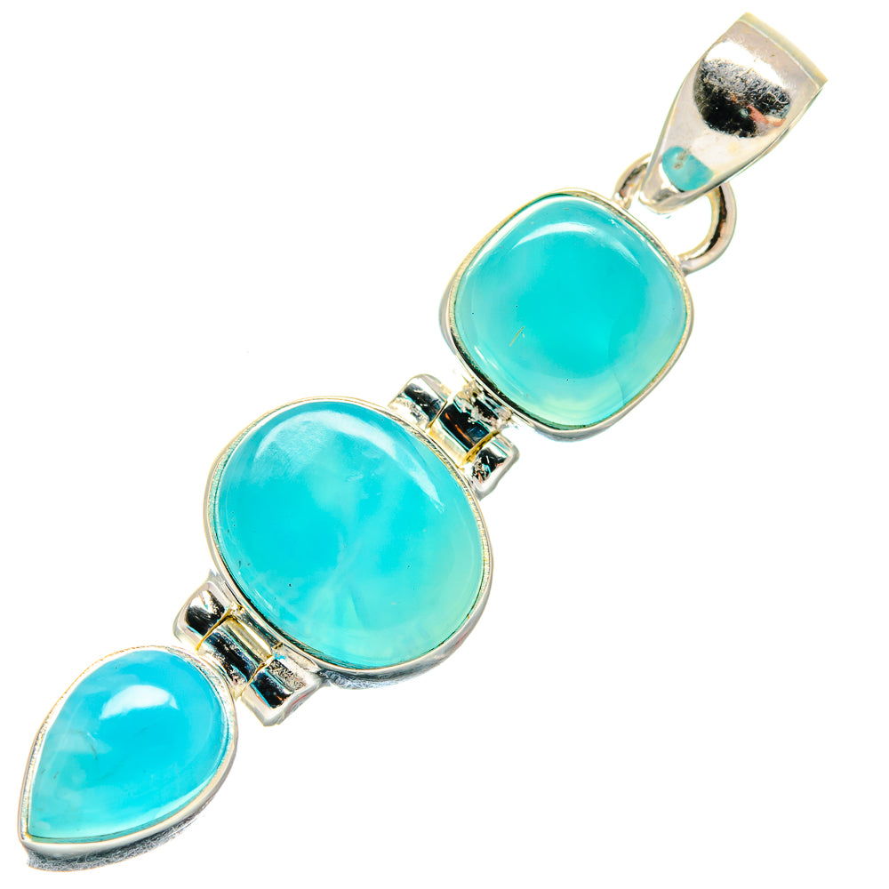Larimar Pendants handcrafted by Anasilvercos - PD21033