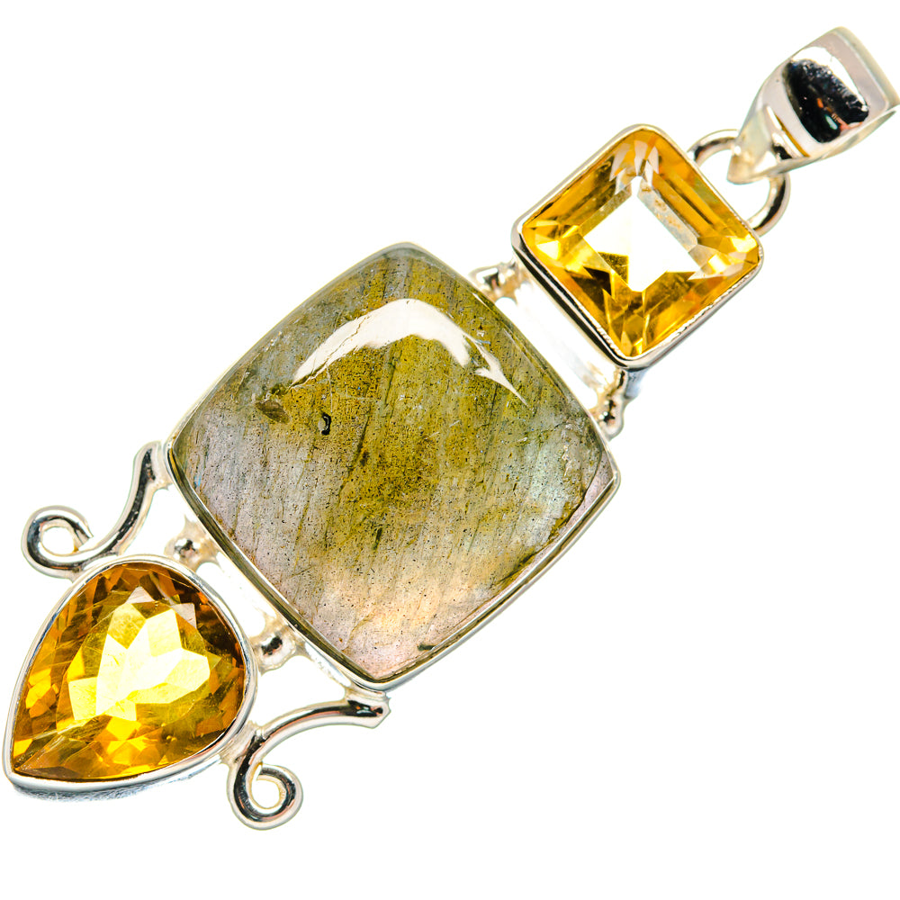 Labradorite Pendants handcrafted by Anasilvercos - PD21042