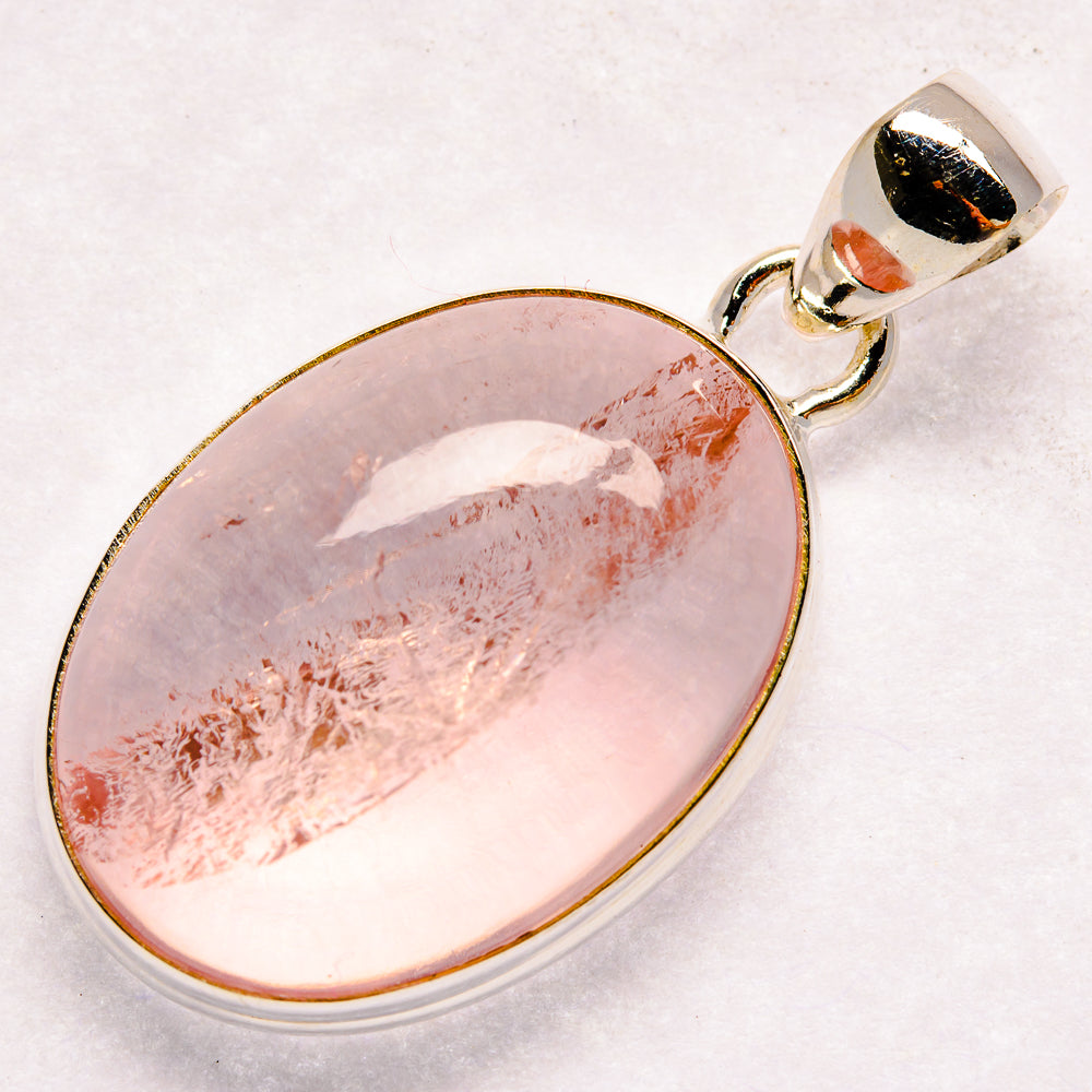 Rose Quartz Pendants handcrafted by Anasilvercos - PD21065 - Photo 2