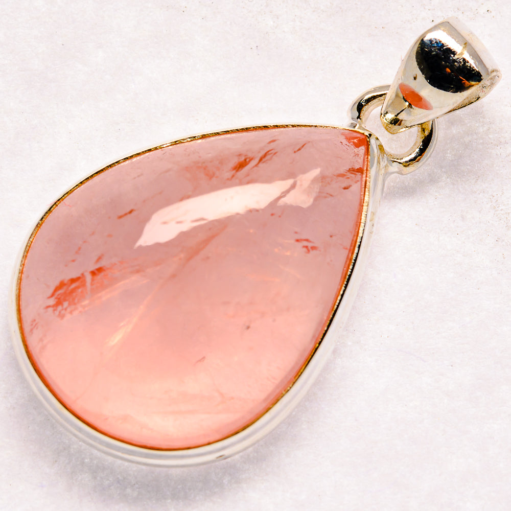 Rose Quartz Pendants handcrafted by Anasilvercos - PD21066 - Photo 2