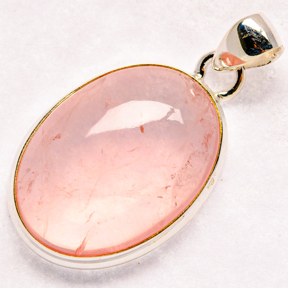Rose Quartz Pendants handcrafted by Anasilvercos - PD21072 - Photo 2