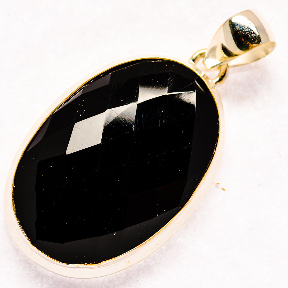 Black Onyx Pendants handcrafted by Anasilvercos - PD21080