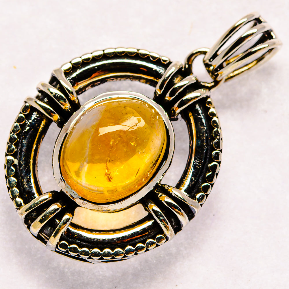 Citrine Pendants handcrafted by Anasilvercos - PD21091