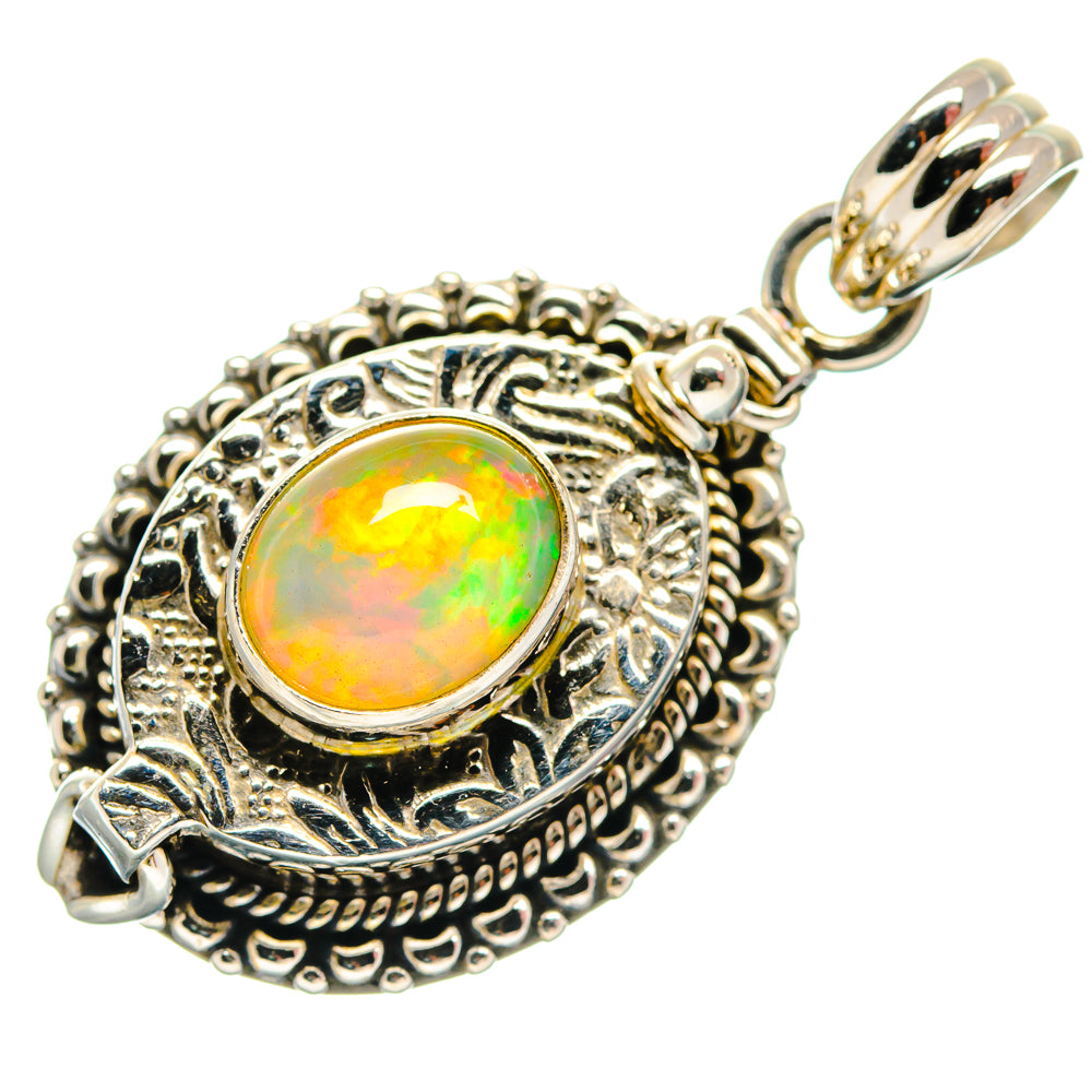 Ethiopian Opal Pendants handcrafted by Anasilvercos - PD21093