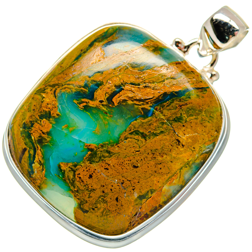 Peruvian Opal Pendants handcrafted by Anasilvercos - PD21104