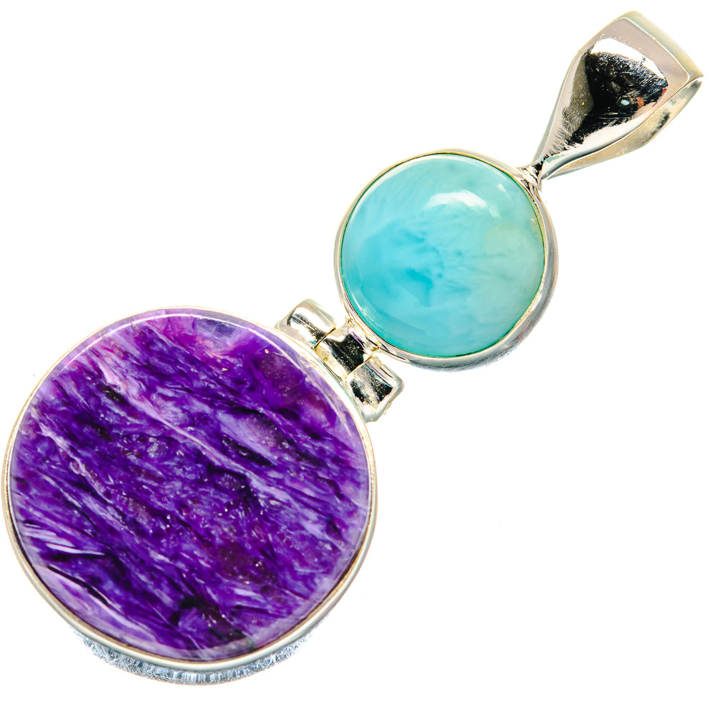 Charoite Pendants handcrafted by Anasilvercos - PD21105