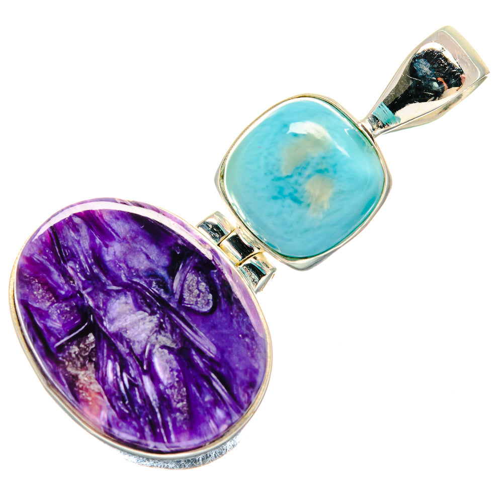 Charoite Pendants handcrafted by Anasilvercos - PD21106