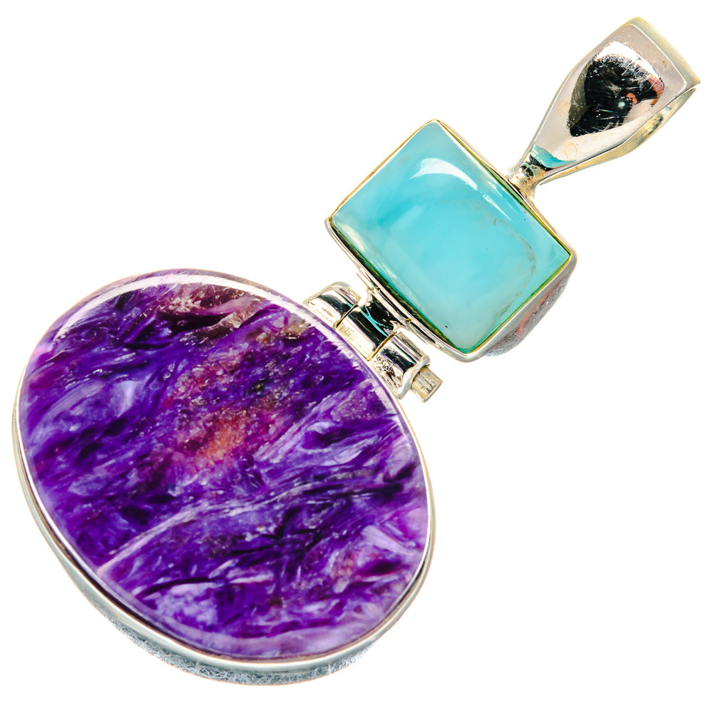 Charoite Pendants handcrafted by Anasilvercos - PD21109