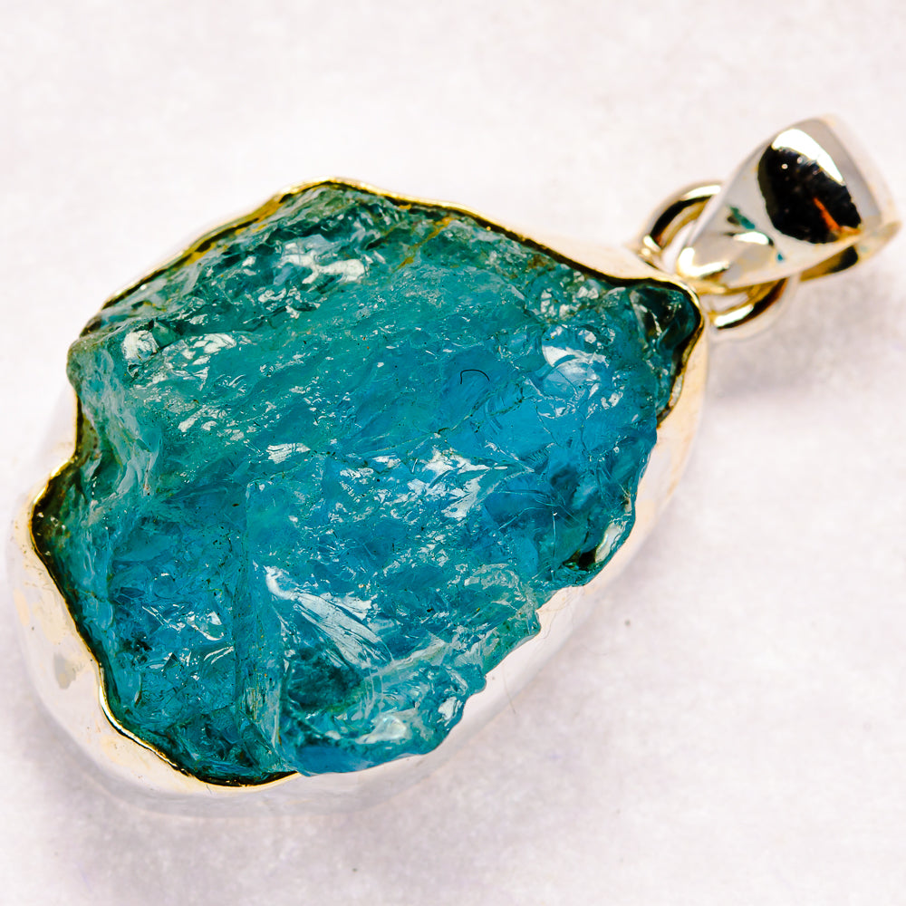 Aquamarine Pendants handcrafted by Anasilvercos - PD21123
