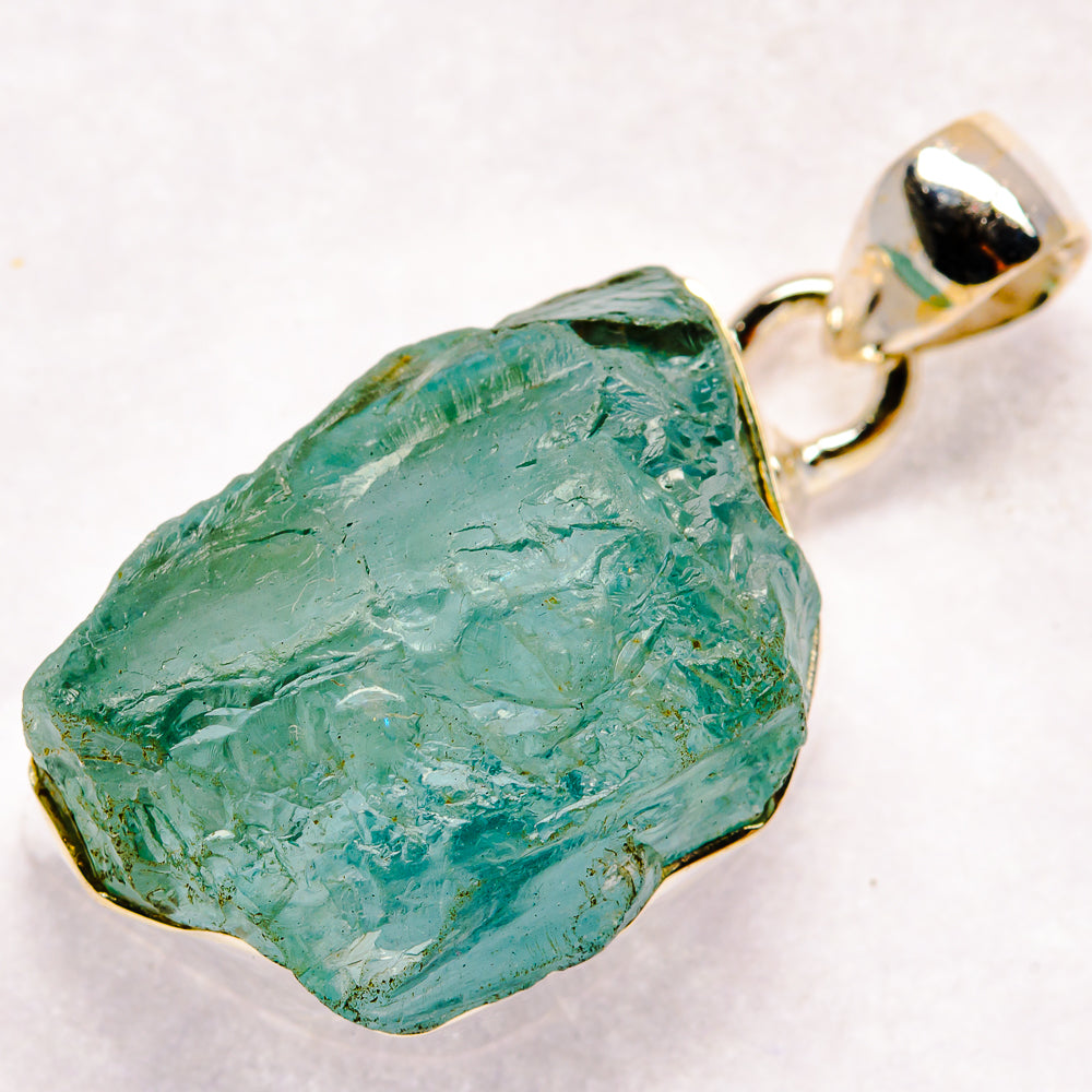 Aquamarine Pendants handcrafted by Anasilvercos - PD21126