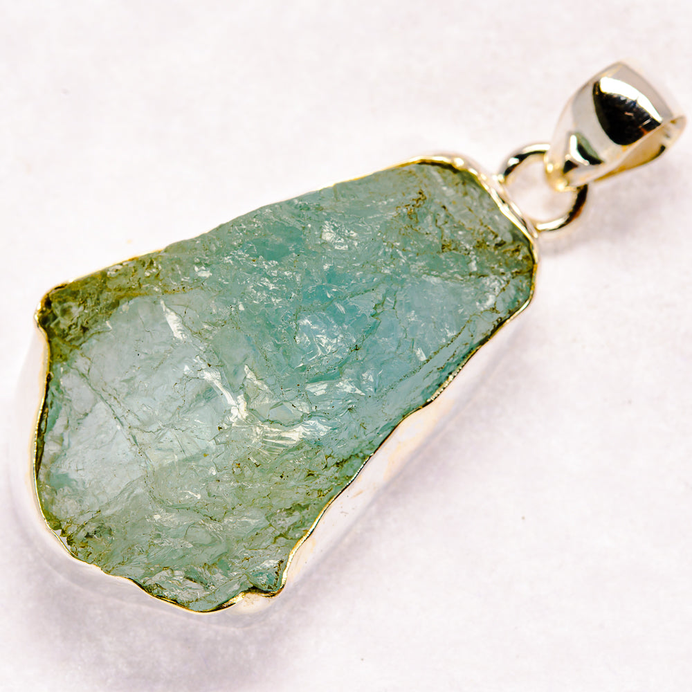 Aquamarine Pendants handcrafted by Anasilvercos - PD21127