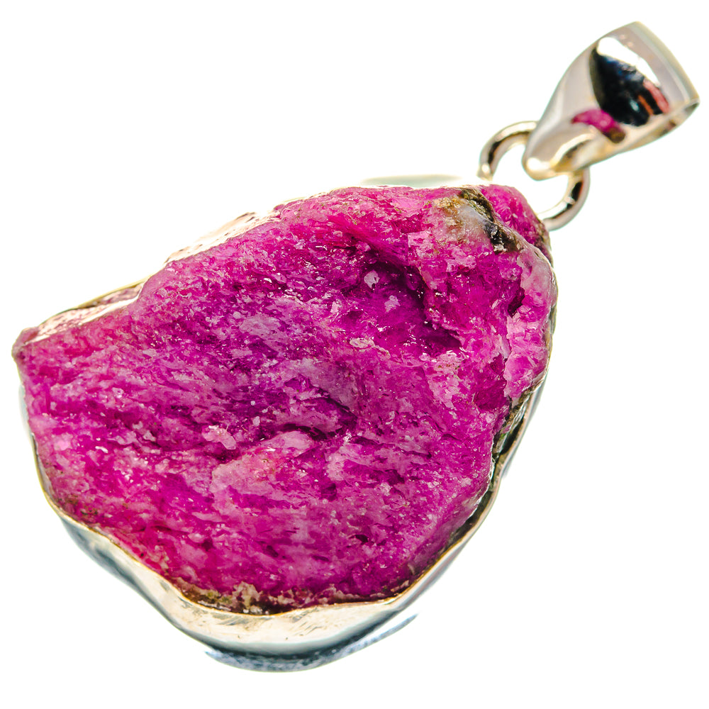 Ruby Zoisite Pendants handcrafted by Anasilvercos - PD21133