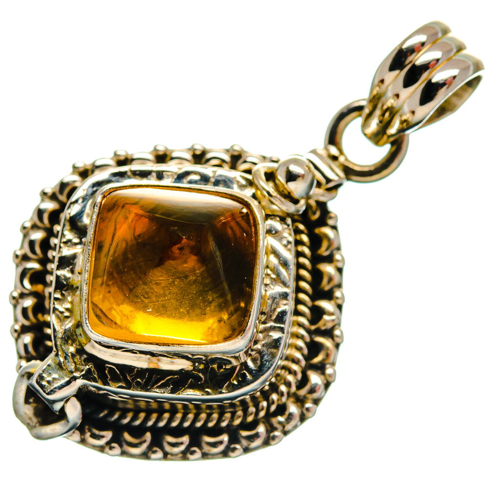 Citrine Pendants handcrafted by Anasilvercos - PD21147