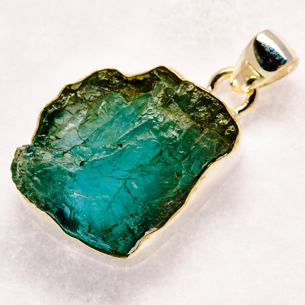 Aquamarine Pendants handcrafted by Anasilvercos - PD21174