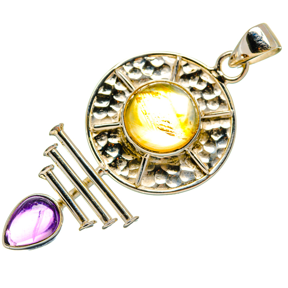 Citrine Pendants handcrafted by Anasilvercos - PD21197