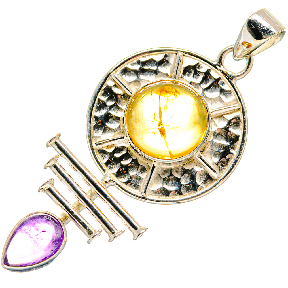 Citrine Pendants handcrafted by Anasilvercos - PD21198