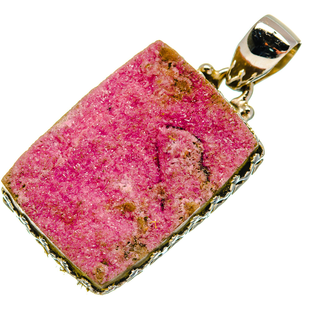 Cobalto Calcite Druzy Pendants handcrafted by Anasilvercos - PD21216