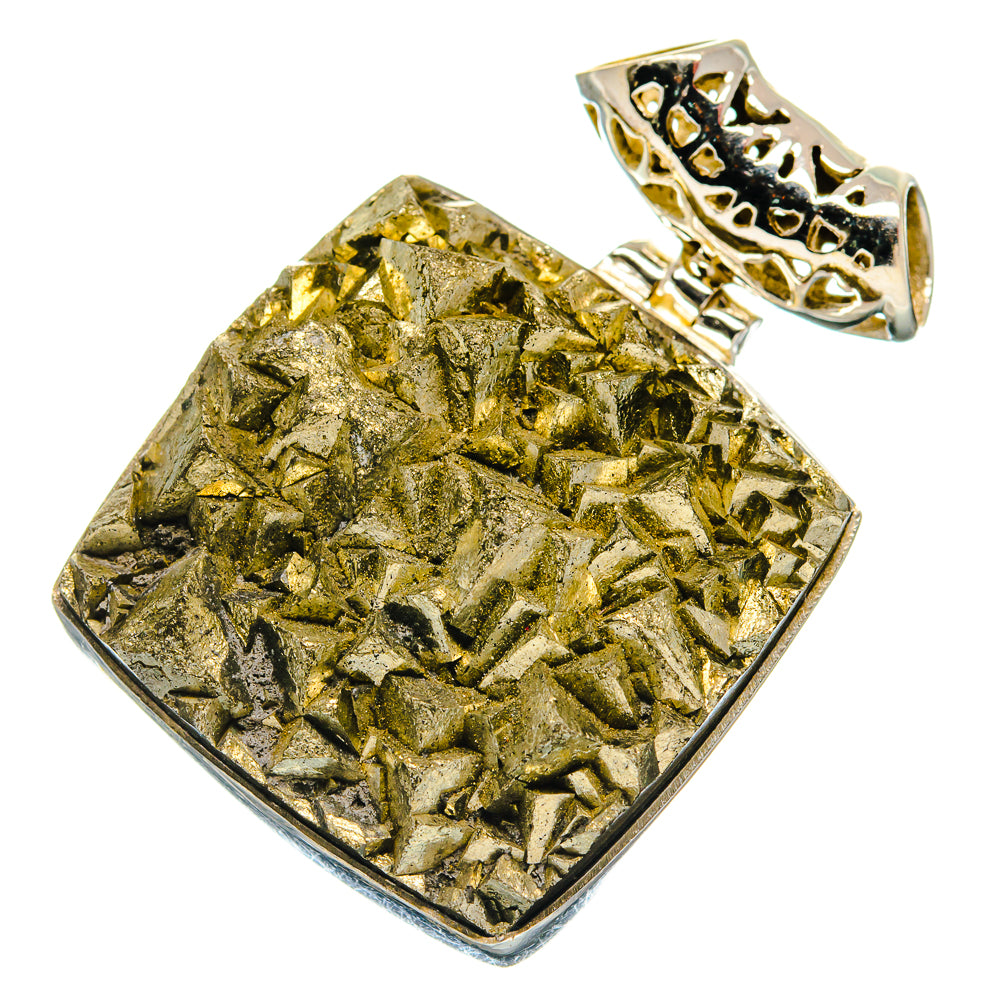 Pyrite Pendants handcrafted by Anasilvercos - PD21220