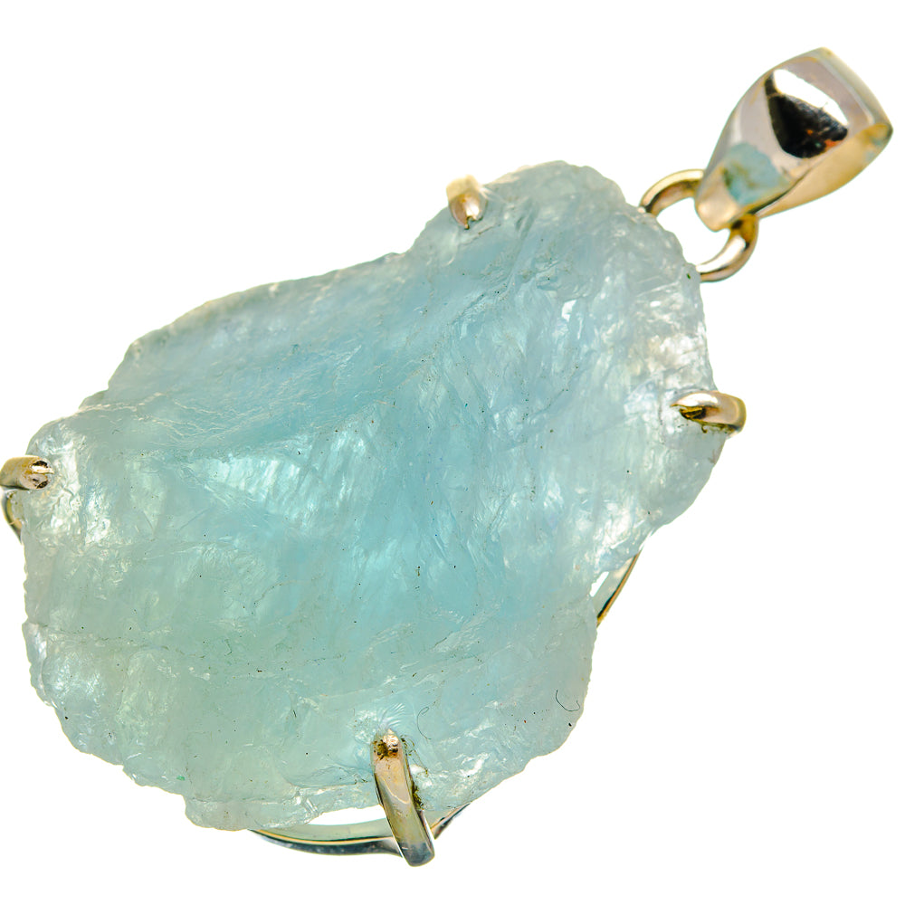Aquamarine Pendants handcrafted by Anasilvercos - PD21237
