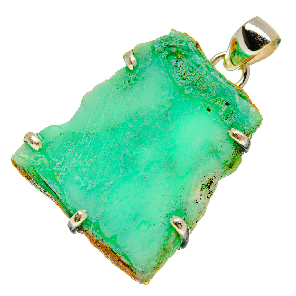 Chrysoprase Pendants handcrafted by Anasilvercos - PD21244