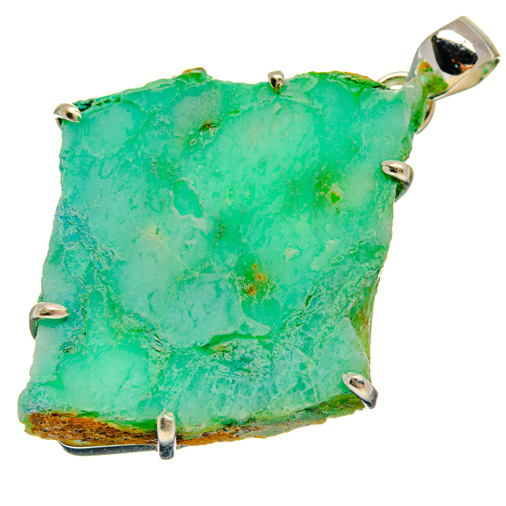 Chrysoprase Pendants handcrafted by Anasilvercos - PD21245