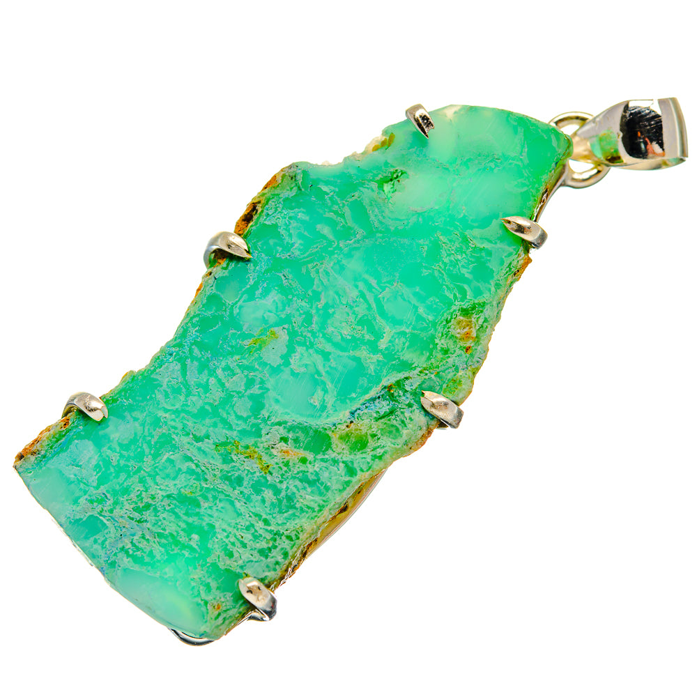 Chrysoprase Pendants handcrafted by Anasilvercos - PD21246