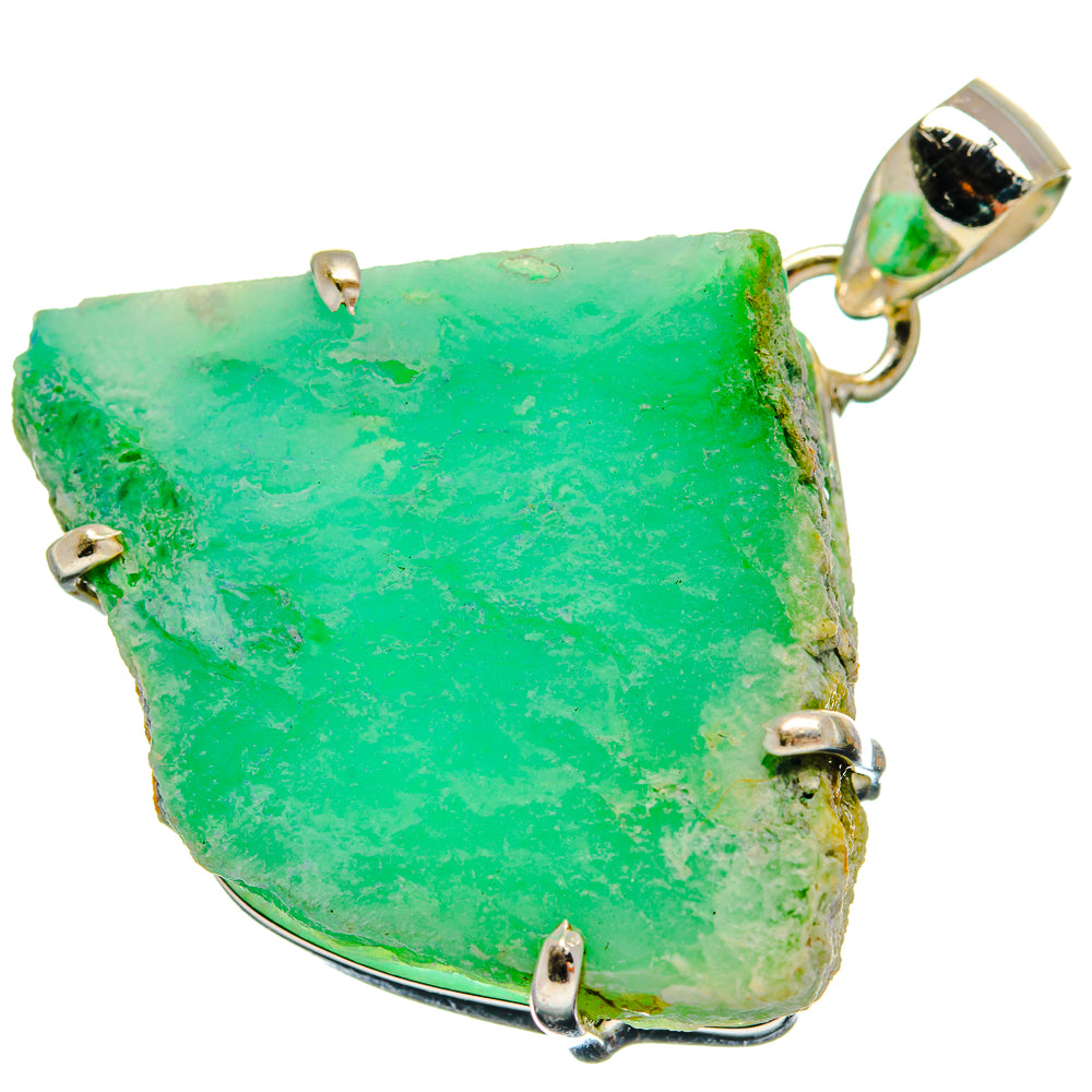 Chrysoprase Pendants handcrafted by Anasilvercos - PD21247 - Photo 2