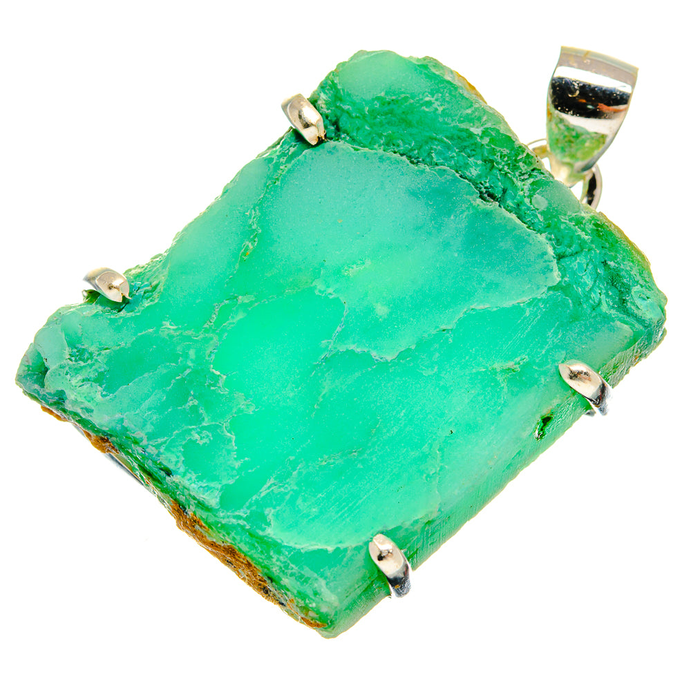 Chrysoprase Pendants handcrafted by Anasilvercos - PD21248