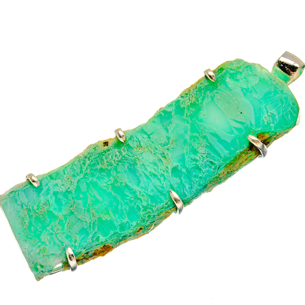 Chrysoprase Pendants handcrafted by Anasilvercos - PD21254