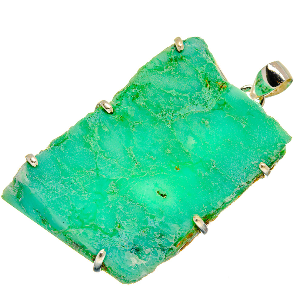 Chrysoprase Pendants handcrafted by Anasilvercos - PD21255