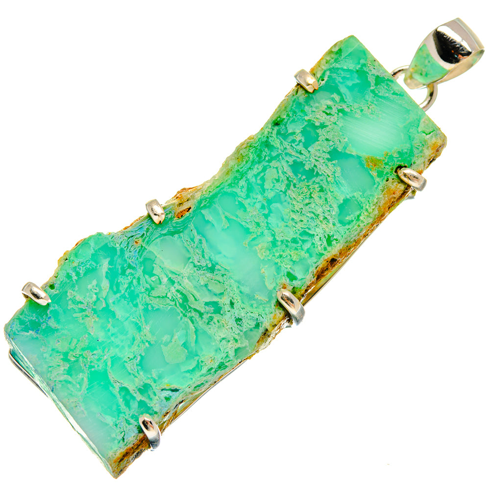 Chrysoprase Pendants handcrafted by Anasilvercos - PD21257