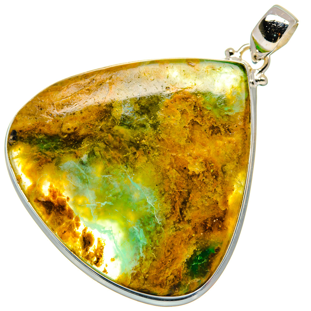 Peruvian Opal Pendants handcrafted by Anasilvercos - PD21268