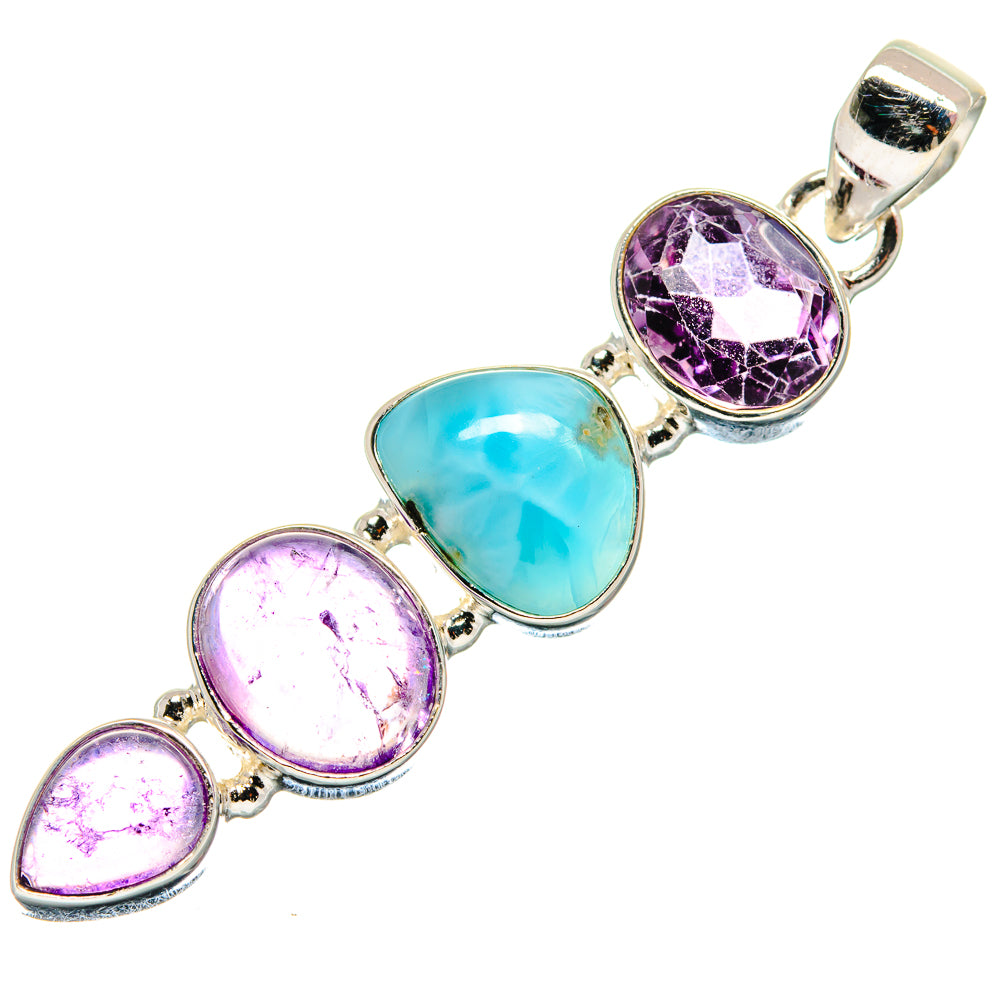 Larimar Pendants handcrafted by Anasilvercos - PD21317
