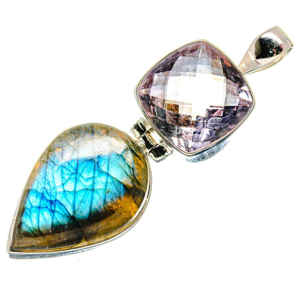 Labradorite Pendants handcrafted by Anasilvercos - PD21337