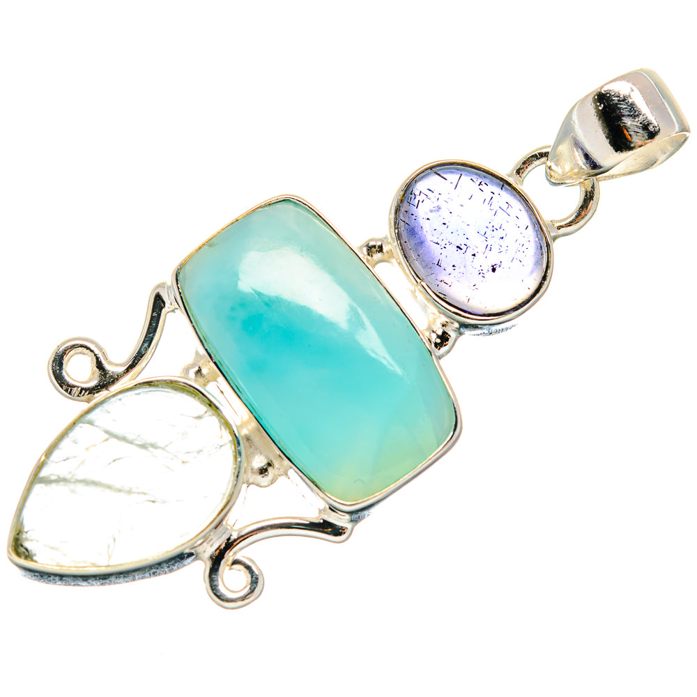 Larimar Pendants handcrafted by Anasilvercos - PD21341