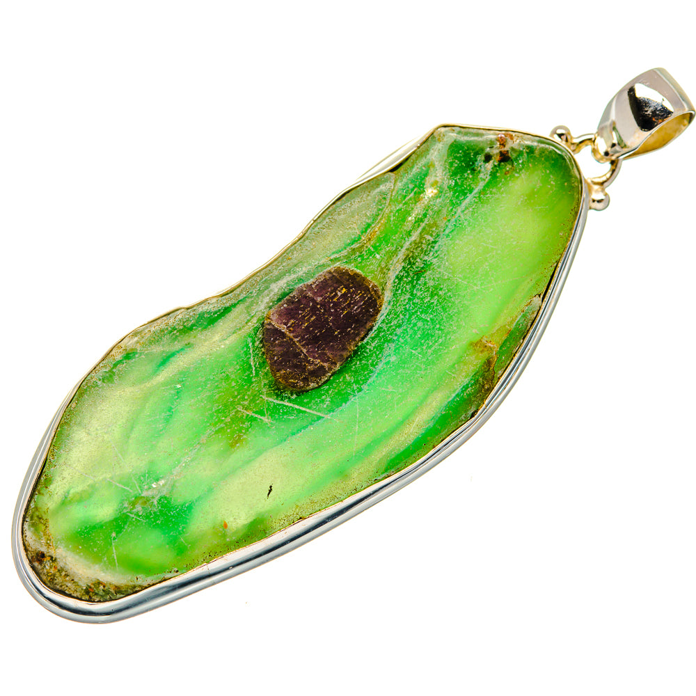 Ruby Fuchsite Pendants handcrafted by Anasilvercos - PD21354